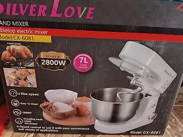 Məhsul: Silver Love masaüstü elektrik mikseri Model: CX-6081 - Güc