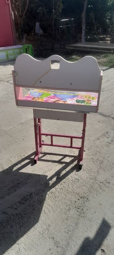 набор для рисования бишкек: Для девочки, Без выдвижных ящиков, Письменный стол, Без стульев — 7