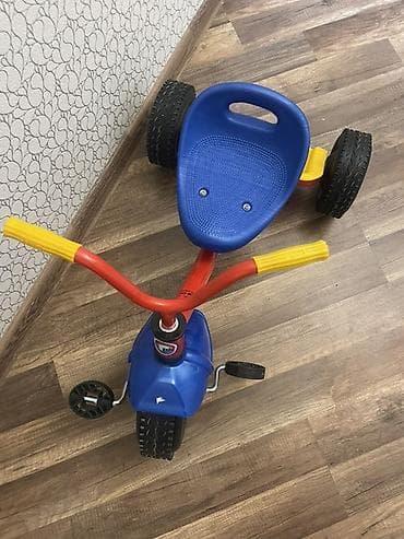 Uşaq üçtəkərli velosipedi - Ön təkərdə pedallı sürüş sistemi; iri — 2