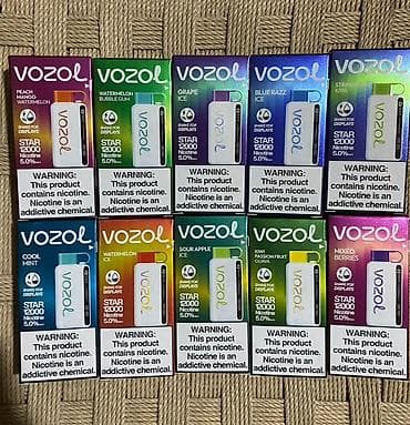 Vozol Star birdəfəlik elektron siqaretlər – 5.0% nikotin, hər birində