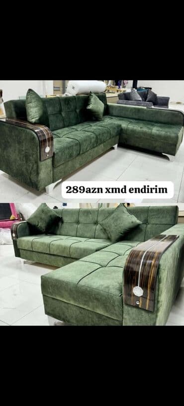 künc divan mətbəx: Künc divan, Açılan, Bazalı, Parça — 6