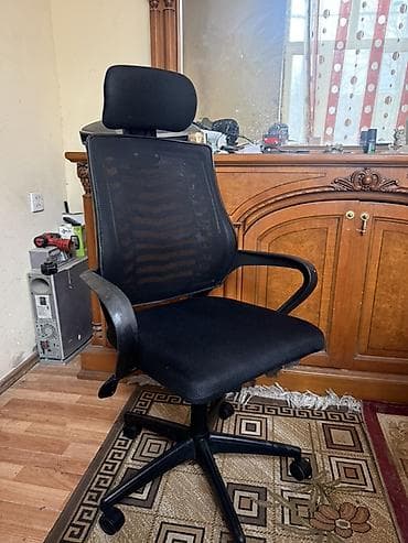 Ofis dolabları: Təkərli, Qolları tənzimlənmir, Parça — 1