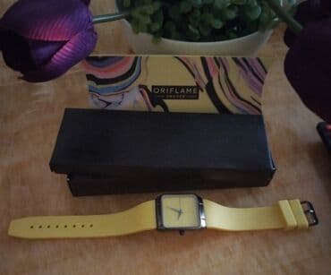 relax saat: Yeni, Qol saatı, rəng - Sarı — 2