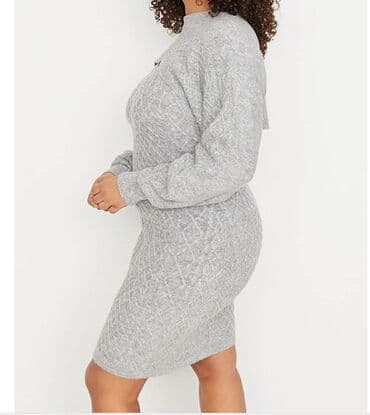 4xl nece razmerdi: Tirkataj 46 razmer divoyka sarafan ve ustunde kisa koftasi etketi — 2