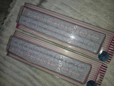 bronza fiqur: Şirniyyət qəlibləri, rəng - Ağ, Silikon, Fiqur — 3