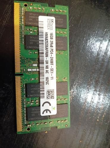 blender braun: Operativ yaddaş (RAM) Hynix, 16 GB, 2400 Mhz, DDR4, Noutbuk üçün — 2
