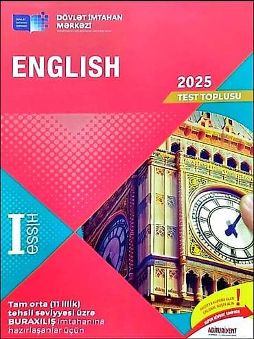 DİM və məktəb proqramına uyğun hazırlıq kitabları paketi 1) English