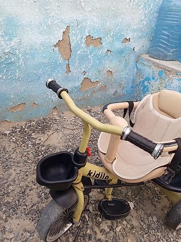 Велосипеды: Uşaq üçtəkərli velosipedi – Kidilo Xüsusiyyətlər: - 3 təkərli stabil — 4