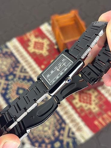 Yeni, Qol saatı, Cartier, rəng - Qara — 2