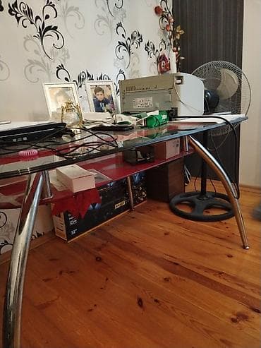 kohnə stullar: Mətbəx masası, İşlənmiş, Şüşə, Oval masa — 2