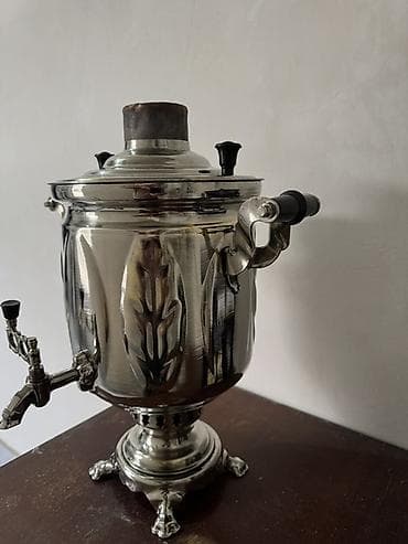 islenmis samavar: 5 ltr- lik qedimi samavardi hec bir prablemi yoxdu fikiri ciddi olan — 4