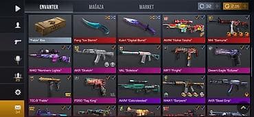 bas: Standoff 2 oyun hesabı – zəngin inventar və yüksək səviyyəli profil — 1