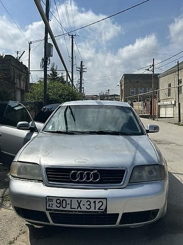 Audi A6 sedan - Kuzov: gümüşü rəng, 4 qapı, yüngül lehimli disklər -