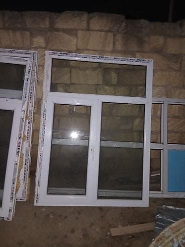 qapi plastik: PVC pəncərə və qapı blokları - Material: Ağ rəngli PVC profil — 5