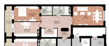 bakı bina evləri: Bakıxanov qəs., 3 otaqlı, Yeni tikili, 103 kv. m — 3