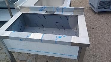 unitazlar ve qiymetleri: Yeni Düzbucaqlı Mətbəx çanağı, Şkafsız, Paslanmaz polad, Ödənişli çatdırılma — 3