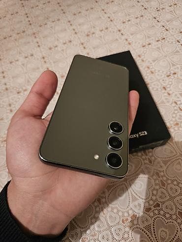 samsung prime: Samsung Galaxy S23, rəng - Yaşıl, Simsiz şarj — 5