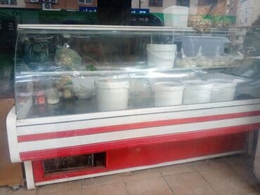 soyuducu maşın: Vitrin soyuducu satılır. - Tip: Şüşəli vitrinli kommersiya soyuducusu — 1