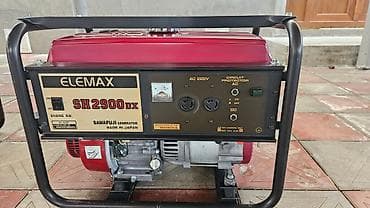 agac satisi: ELEMAX SH2900DX benzinli generator - Mənşə: Sawafuji Generator — 1