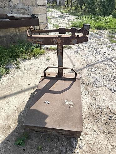 Mexanik platforma tərəzi duz cekir — 1