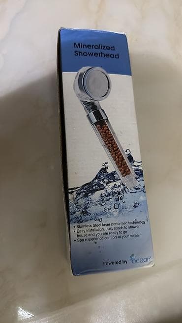 brita su filteri: Ocean markalı su təmizləmə sistemi + mineral duş başlığı - Brend — 2