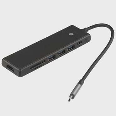 🔥 ORICO PWD-7P-BK-EP – 7-in-1 USB-C HUB, HDMI 4K, SD/TF və 100W PD