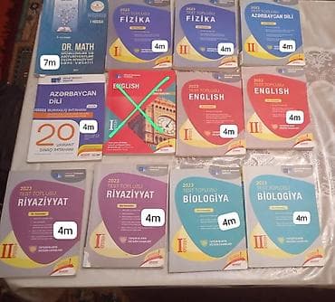 Mövzu: Abituriyent və məktəblilər üçün fənn üzrə test topluları və — 1