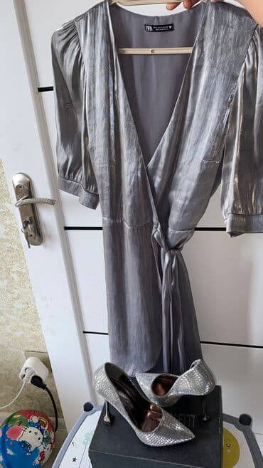 зеленые туфли: Туфли, Размер: 37, цвет - Серебристый, Новый — 21