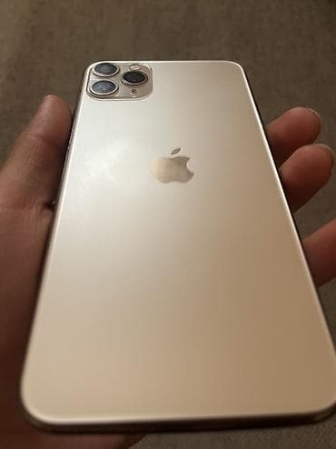 Mobil telefon və aksesuarlar: IPhone 11 Pro Max, Qızılı, Face ID — 3