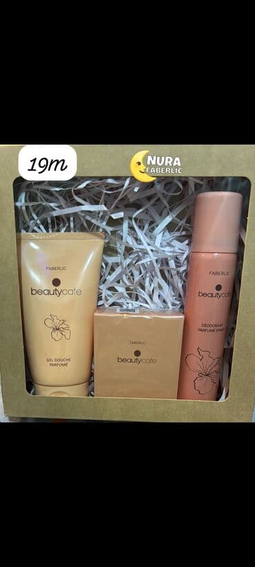 Hədiyyəlik Dəst 40❌️19 azn 30 ml Beauty Cafe Ətri 75 ml Beauty Cafe