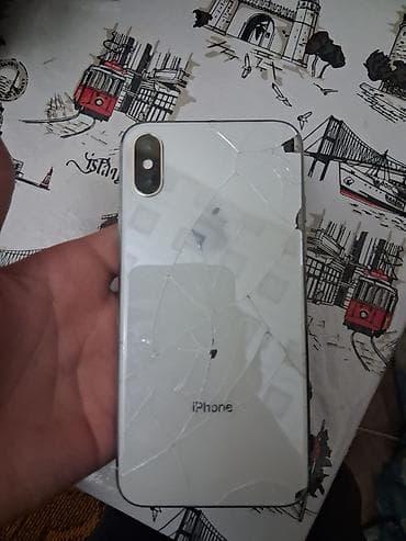IPhone X, Gümüşü, Qırıq — 2