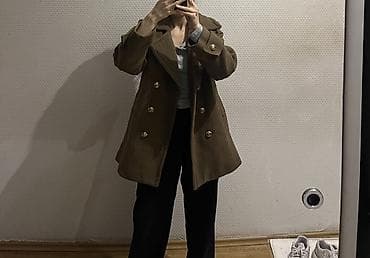 damat az: Palto, rəng - Qəhvəyi — 2