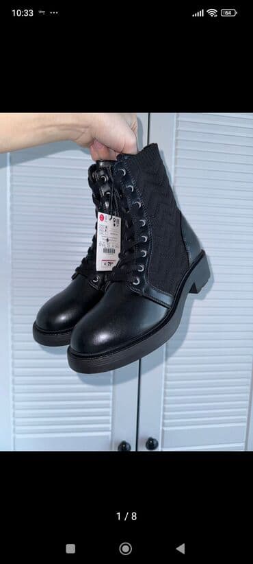 41 razmer: Bershka, Ölçü: 41, rəng - Qara, Yeni — 2