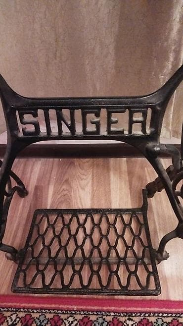 İncəsənət və kolleksiyalar: Məhsul: Mexaniki tikiş maşını – Singer (ayaq pedallı, masaüstü — 3