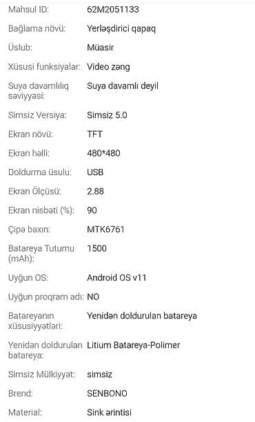 iphone 13 sade ikinci el: Yeni, Smart saat, Kamera, rəng - Qara — 5