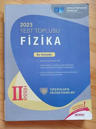 bas gitara: Məhsul: 2023 Test Toplusu – Fizika (II hissə) Xüsusiyyətlər: - — 1