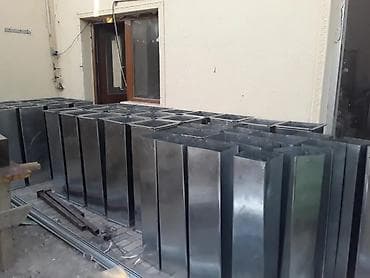 Havalandırma boruları: Sinklənmiş havalandırma və duman-baca sistemləri - Material: qalın — 9