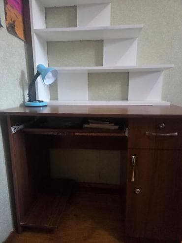 balkon masa: Düz masa, Polkalı, Siyirməli, Sadə laminat — 2