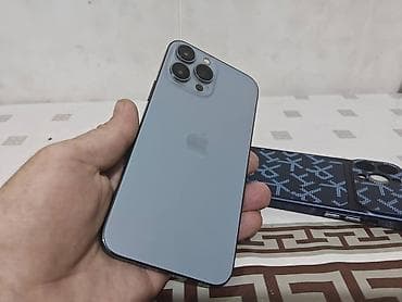 iphone pro 13: IPhone 13 Pro, 128 GB, Sierra Blue, Simsiz şarj, Face ID — 7