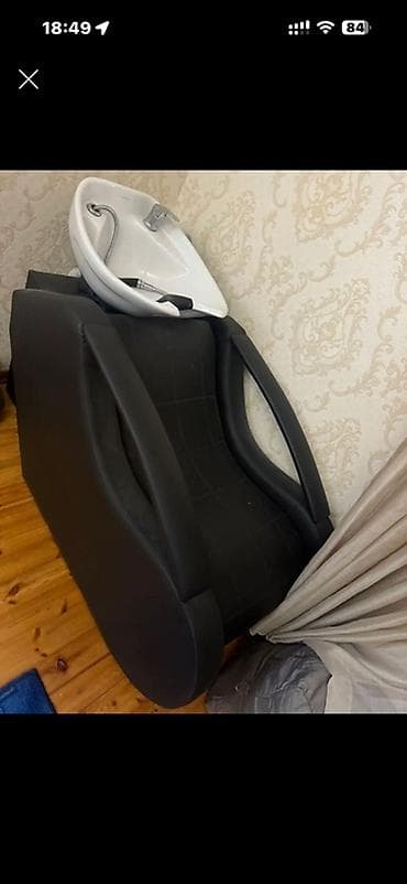 berber kreslolari: Salon üçün saç yuma kreslosu və keramika lavabosu - Tip — 1
