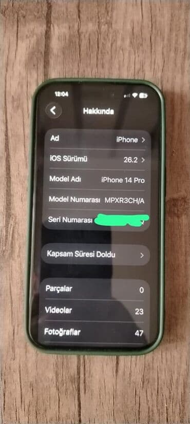video karta: IPhone 14 Pro, 128 GB, Qara, Face ID — 2