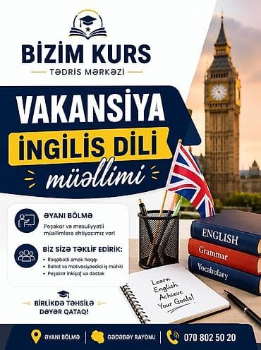 Müəllim tələb olunur, Xarici dillər lalafo.az -da Müəllim tələb olunur, Xarici dillər