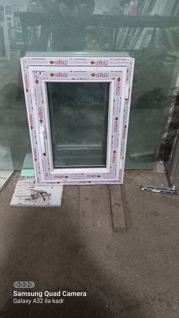 işlenmiş plastik pencereler: Plastik Pəncərə 56x75. 65 man — 1