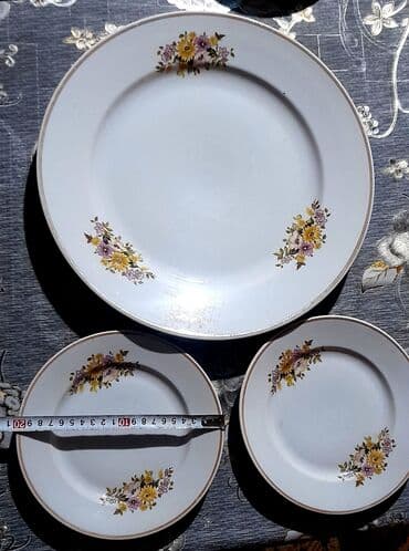 tarelka: Boşqablar, rəng - Ağ — 2