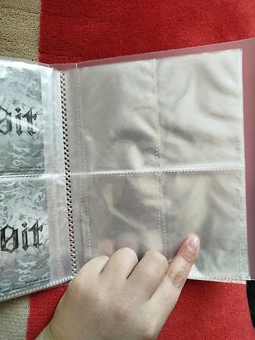 koleksiya: Kart kolleksiya albomu – şəffaf ciblərlə - Material: yumşaq şəffaf — 2