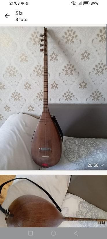 saz aparatlari: Aşıq Xudunun sazıdır çox səliqəli və demək olar ki antikvardır — 8