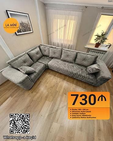 Künc divan, Açılan, Bazalı, Parça, Şəhərdaxili pulsuz çatdırılma