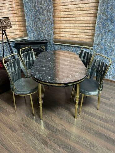sulutepe kiraye heyet evleri 2022: 🇹🇷Türk istehsalı Möhtəşəm ✨✨ Kuxna üçün stol stul dəsti 4 stul 1 — 2