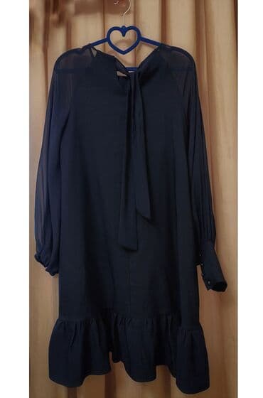 Джинсы: Повседневное платье, Миди — 2