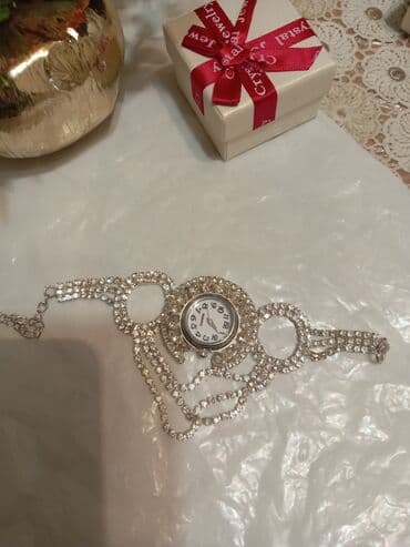 Eynəklər: Qol saatı, Quartz, rəng - Gümüşü — 1